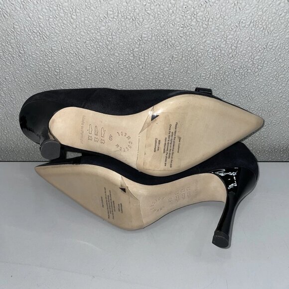 NEW CUSTOMMADE Awa Classic Suede Pumps – Black – Size 9.5 – New Without Box - Picture 8 of 8